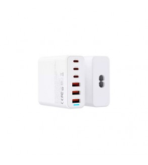 Incarcator retea cu cablaj 1.5m XO 75W ,6 USB 3USB-A - 3USB-C Cod: XO-L133
