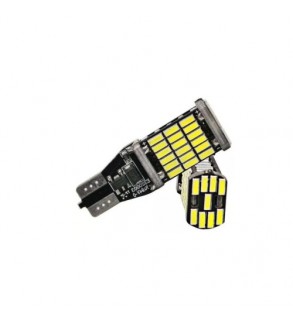Bec T15 45SMD 4014 12V Canbus 600 lumen Lumina alba Cod: HH020