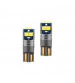Bec T10 6SMD 3030 12V Canbus 400 lumen Lumina alba Cod: HH022