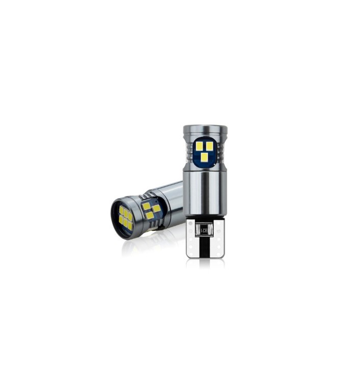 Bec T10 18SMD 2016 12V  Canbus 400 lumen  Lumina alba  Cod: HH023