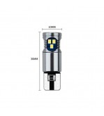 Bec T10 18SMD 2016 12V  Canbus 400 lumen  Lumina alba  Cod: HH023