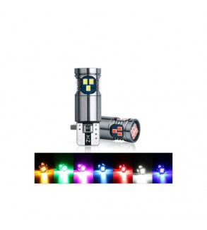 Bec T10 18SMD 2016 12V  Canbus 400 lumen  Lumina alba  Cod: HH023