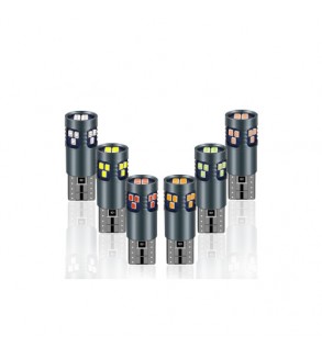 Bec T10 18SMD 2016 12V  Canbus 400 lumen  Lumina alba  Cod: HH023