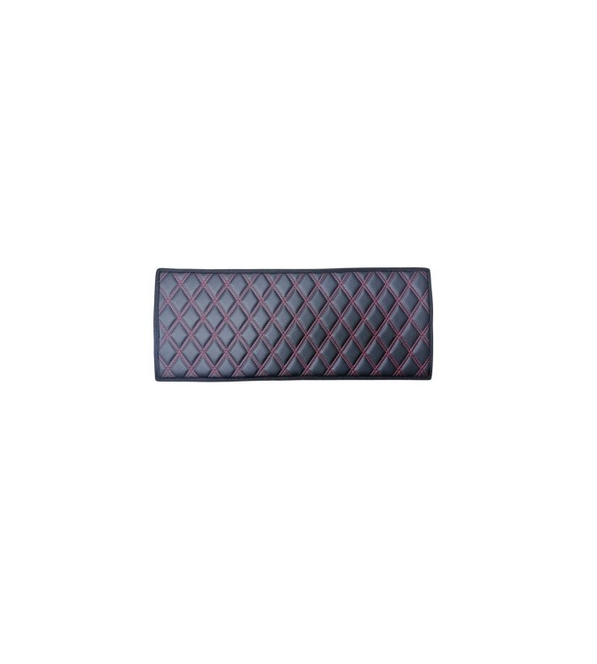 Covoras tunel  material mocheta  Negru cusatura rosie 25x60cm