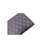 Covoras tunel  material mocheta  Negru cusatura rosie 25x60cm