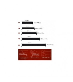 Husa Universala de Protectie pentru Proiector Auto si LED Bar 56cm, 22 inch Cod: RAZ424