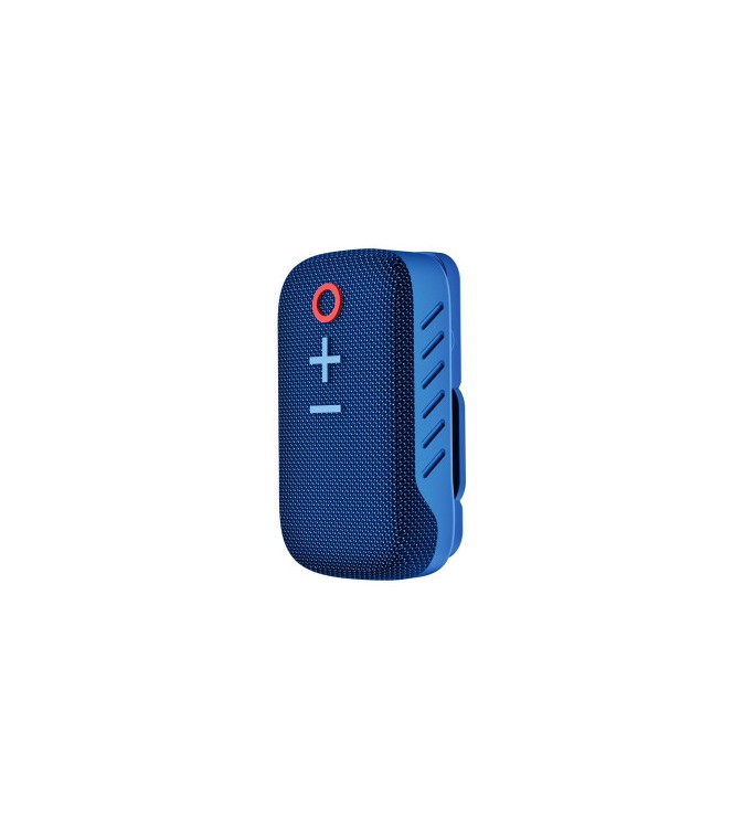 Boxa portabila Akai ABTSW-S10, compacta, Hands Free, IPX5, Albastra