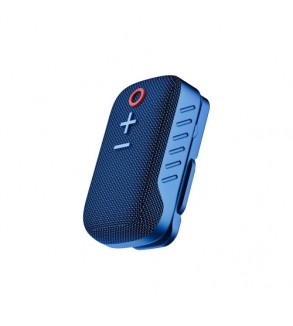 Boxa portabila Akai ABTSW-S10, compacta, Hands Free, IPX5, Albastra