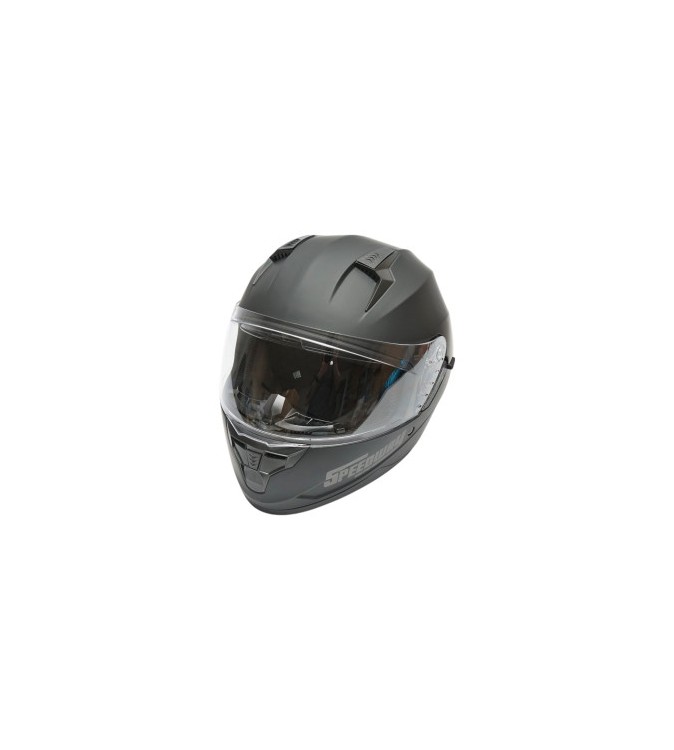 Casca moto integrala negru mat cu viziera transparenta si ochelari de soare, marimea L Arcane II Cod: DISTM82