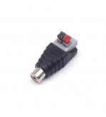 Mufa RCA  mama - tata  cu terminal push