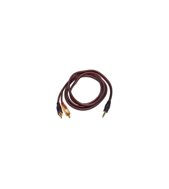 Cablu jack 3,5 stereo la 2rca tata 1,5m Cablu jack 3,5 stereo la 2rca tata 1,5m