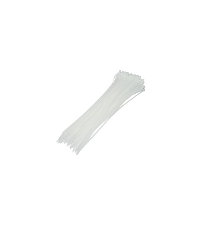 Set 100 coliere plastic 4.8x360mm, albe Cod: BK80302 Set 100 coliere plastic 4.8x360mm, albe Cod: BK80302