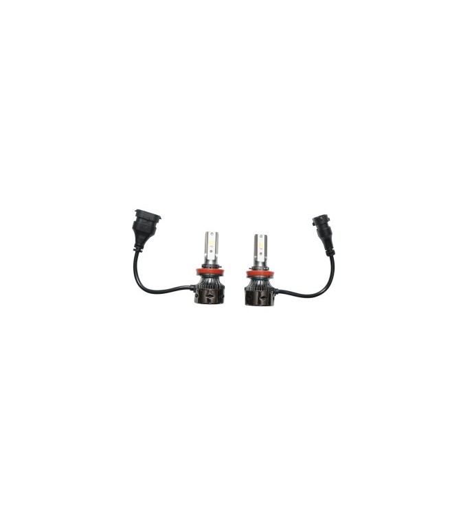 Set 2 becuri auto LED H11, 27W, 12V lumina alb rece Cod: BK79834 Set 2 becuri auto LED H11, 27W, 12V lumina alb rece Cod: BK79834