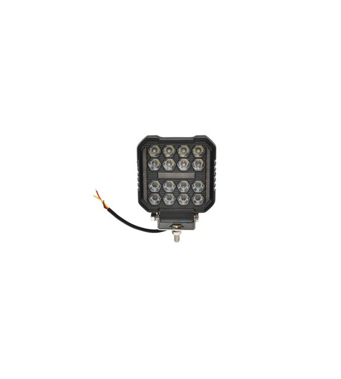 Proiector patrat LED cu DRL 9-80V, 48W, alb-galben, carcasa aluminiu IP67 Cod: DISPV94 Proiector patrat LED cu DRL 9-80V, 48W, alb-galben, carcasa aluminiu IP67 Cod: DISPV94