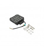 Proiector patrat LED cu DRL 9-80V, 48W, alb-galben, carcasa aluminiu IP67 Cod: DISPV94