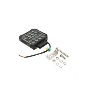 Proiector patrat LED cu DRL 9-80V, 48W, alb-galben, carcasa aluminiu IP67 Cod: DISPV94