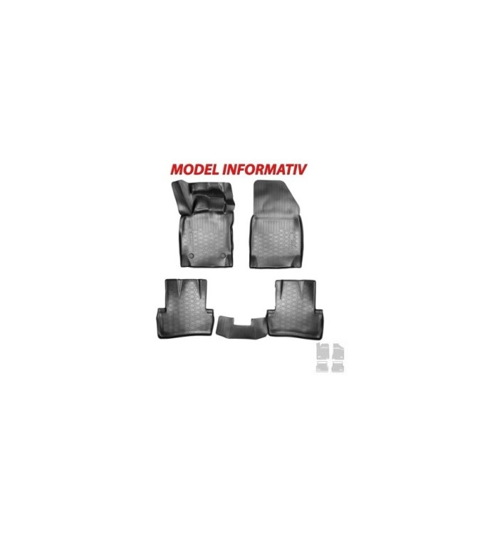 Covoare cauciuc tavita compatibile Hyundai  Veloster  2011-> Cod: 2D 60639 - A10