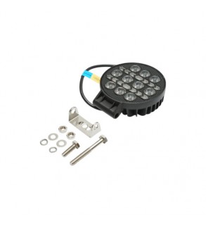 Proiector rotund LED cu DRL 9-80V, 36W, alb-galben, carcasa aluminiu IP67   Cod: DISPV90