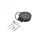 Proiector rotund LED cu DRL 9-80V, 36W, alb-galben, carcasa aluminiu IP67   Cod: DISPV90