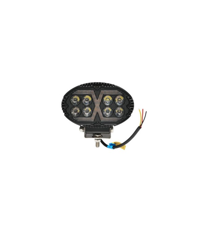 Proiector oval LED cu DRL 9-80V, 24W, alb-galben, carcasa aluminiu IP67 Breckner Germany Cod: DISPV95 Proiector oval LED cu DRL 9-80V, 24W, alb-galben, carcasa aluminiu IP67 Breckner Germany Cod: DISPV95