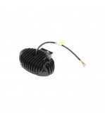 Proiector oval LED cu DRL 9-80V, 24W, alb-galben, carcasa aluminiu IP67 Breckner Germany Cod: DISPV95
