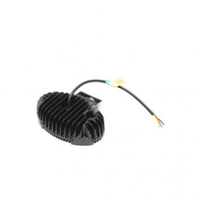 Proiector oval LED cu DRL 9-80V, 24W, alb-galben, carcasa aluminiu IP67 Breckner Germany Cod: DISPV95