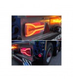 Lampa stop 305x132, 7 functii, ceata, mers inapoi, semnalizare dinamica, mufa 7 pini, stanga, incolor Cod: LZD 2302