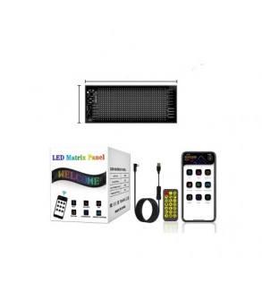 Afisaj LED programabil Eyes Devil, control Bluetooth si telecomanda, USB 5V, 102x348mm  Cod: FST-EY2064