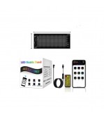Afisaj LED programabil Eyes Devil, control Bluetooth si telecomanda, USB 5V, 192x898mm  Cod: FST-EY 1696