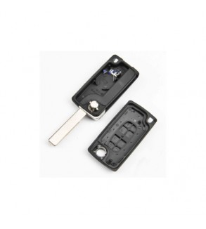 Carcasa telecomanda compatibila Peugeot - Citroen , cu lamela, Cod: 1108-HU