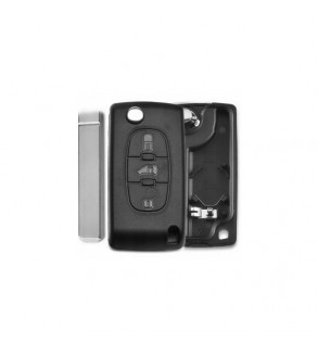 Carcasa telecomanda compatibila Peugeot - Citroen  , cu lamela, Cod: 1111V