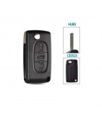 Carcasa telecomanda compatibila Peugeot - Citroen  , cu lamela, Cod: 1112-VA2