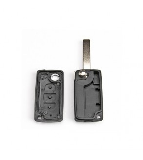 Carcasa telecomanda compatibila Peugeot - Citroen  , cu lamela, Cod: 1112-VA2