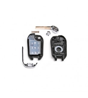 Carcasa telecomanda compatibila Peugeot - Citroen , cu lamela, Cod: 1021-T