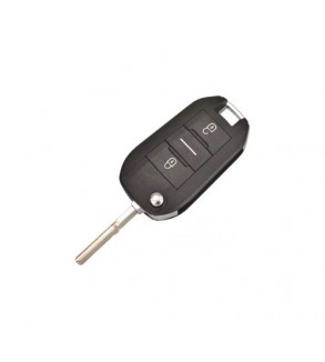 Carcasa telecomanda compatibila Peugeot - Citroen , cu lamela, Cod: 1021-D