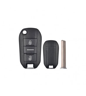 Carcasa telecomanda compatibila Peugeot - Citroen , cu lamela, Cod: 1021-D
