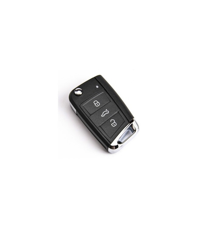 Carcasa telecomanda compatibila Volkswagen , cu lamela, Cod: 1328-1 Carcasa telecomanda compatibila Volkswagen , cu lamela, Cod: 1328-1