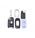 Carcasa telecomanda compatibila Renault , cu lamela, Cod: 2220-3