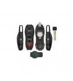 Carcasa telecomanda compatibila Porsche, cu lamela, Cod: 2640-3H