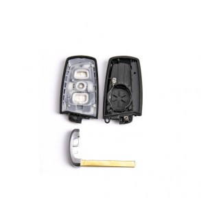 Carcasa telecomanda compatibila BMW, cu lamela, Cod: 1014
