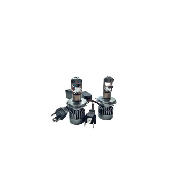 Bec cu LED H4 2 faze12-24V CANBUS 60W , 3800 lumen - bec 6000k Cod: NL19PRO-H4