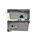 Set 2 Cleme suport parasolar gri compatibile Volkswagen, Audi, Skoda,  Cod: RAZ431 - RAZ432