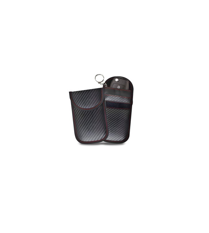 Husa cheie auto cu blocare frecventa radio, RFID Blocker, 14.5 x 9.5 cm, negru Cod: RAZ410