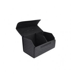 Organizator portbagaj auto premium din piele ecologica negru,55 x 30 x 30 cm Cod: RAZ451