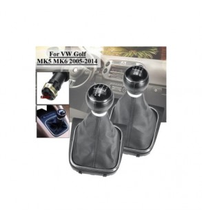 Manson schimbator si maner compatibil Volkswagen Golf VI MK5-MK6 2005-2014 cu 2 adaptoare pentru 5 si 6 viteze Cod: SC-03