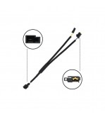 Adaptor Cablaj Claxon compatibil Toyota transforma Claxon Mono in Biton Cod: ART229