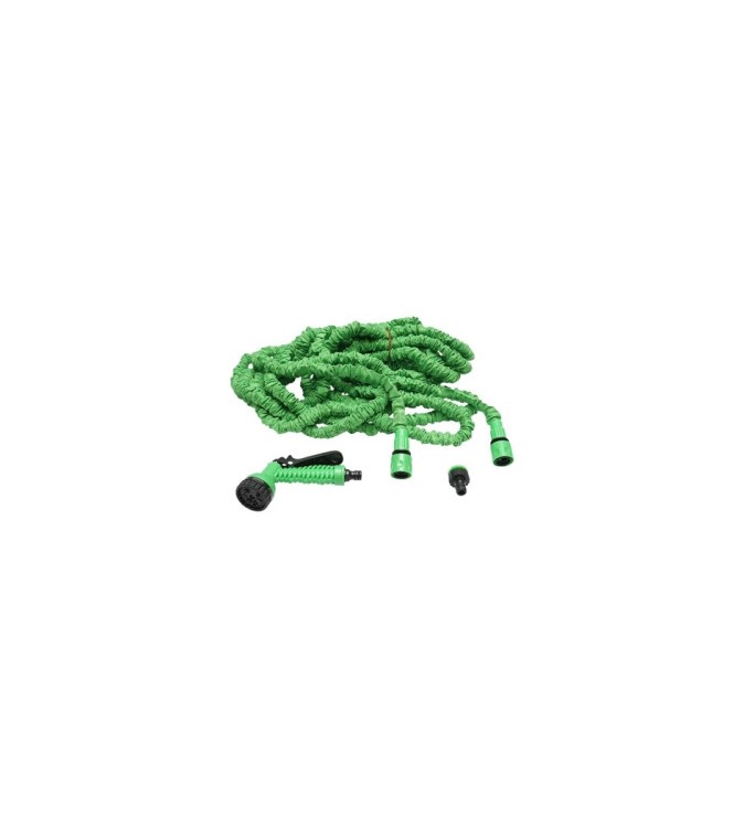 Furtun gradina extensibil latex 10-30m cu pistol 7 functii si accesorii Cod: BK76056