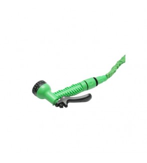 Furtun gradina extensibil latex 10-30m cu pistol 7 functii si accesorii Cod: BK76056