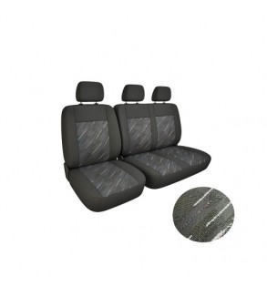 Huse Auto Textil 2+1 Premium Scaun Sofer si Bancheta Stanga, burete 10mm + 5mm Cod: ART105