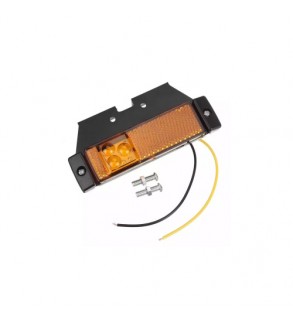 Lampa laterala LED 14x07 12V pozitie-semnalizare alb, rosu, galben Cod: LED1407